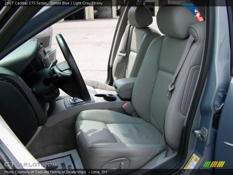 Sunset Blue / Light Gray/Ebony 2007 Cadillac CTS Sedan