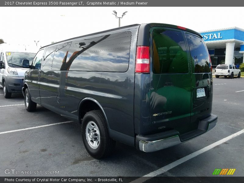 Graphite Metallic / Medium Pewter 2017 Chevrolet Express 3500 Passenger LT