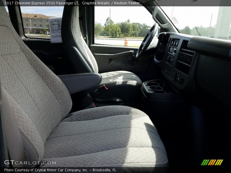 Graphite Metallic / Medium Pewter 2017 Chevrolet Express 3500 Passenger LT