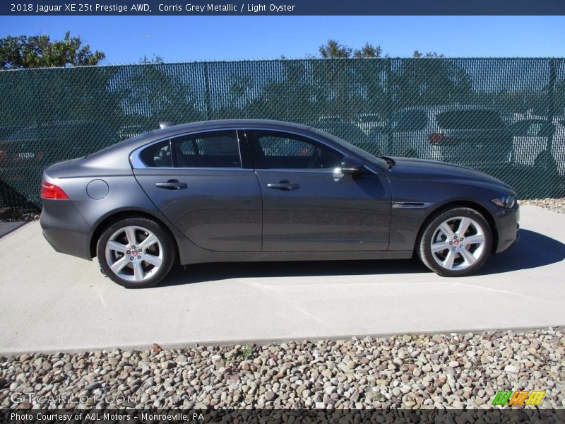 Corris Grey Metallic / Light Oyster 2018 Jaguar XE 25t Prestige AWD