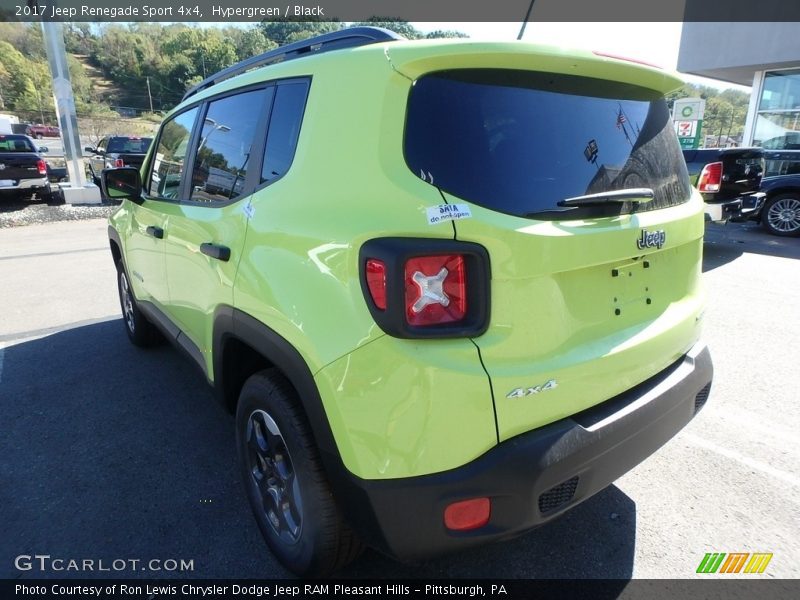 Hypergreen / Black 2017 Jeep Renegade Sport 4x4