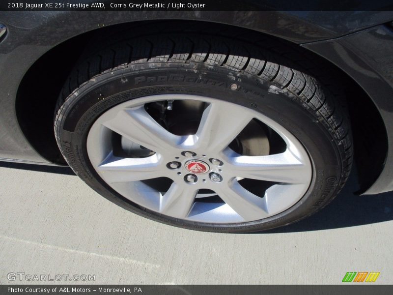 Corris Grey Metallic / Light Oyster 2018 Jaguar XE 25t Prestige AWD