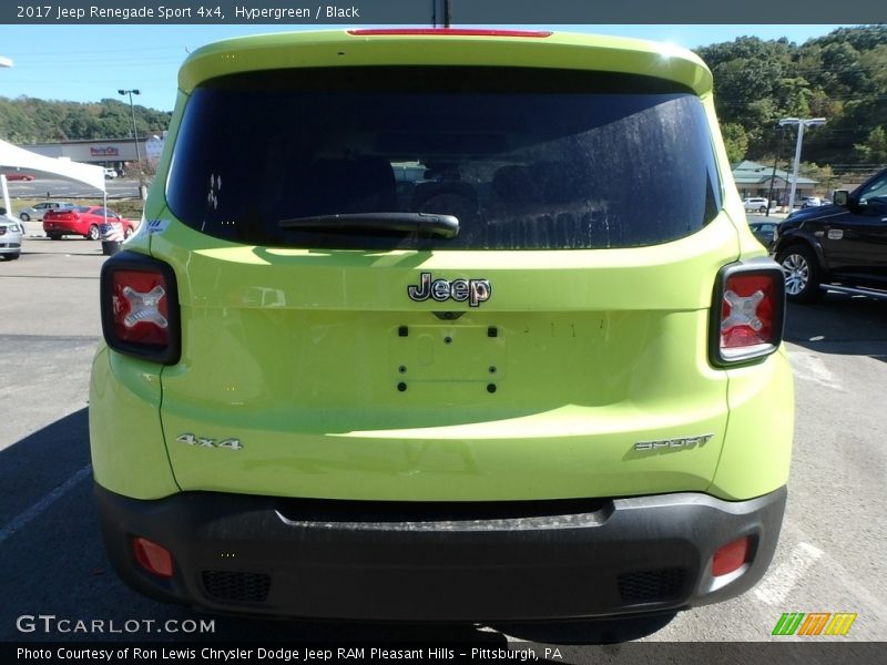 Hypergreen / Black 2017 Jeep Renegade Sport 4x4