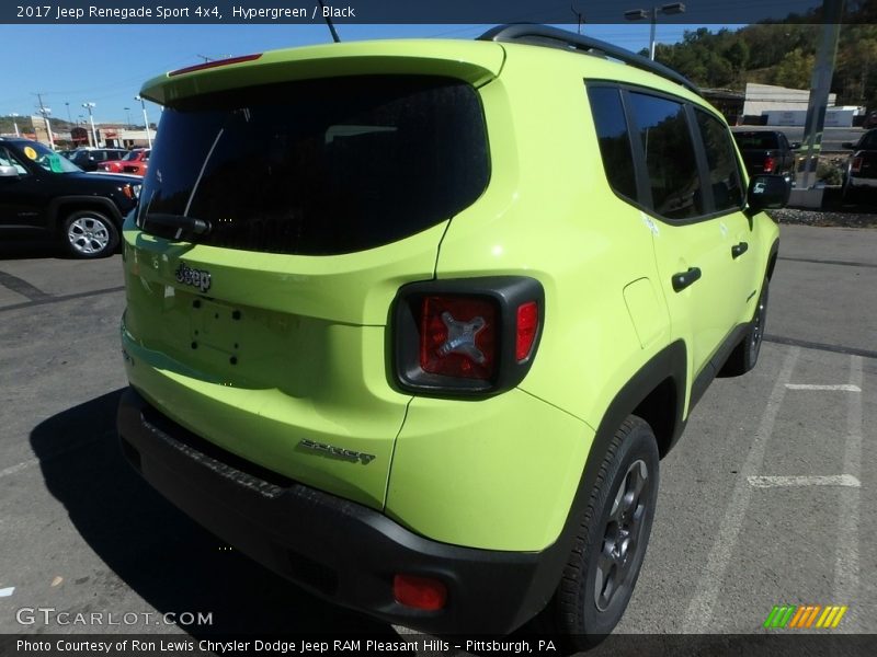 Hypergreen / Black 2017 Jeep Renegade Sport 4x4