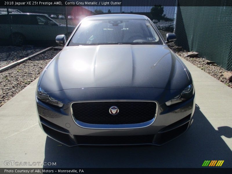 Corris Grey Metallic / Light Oyster 2018 Jaguar XE 25t Prestige AWD