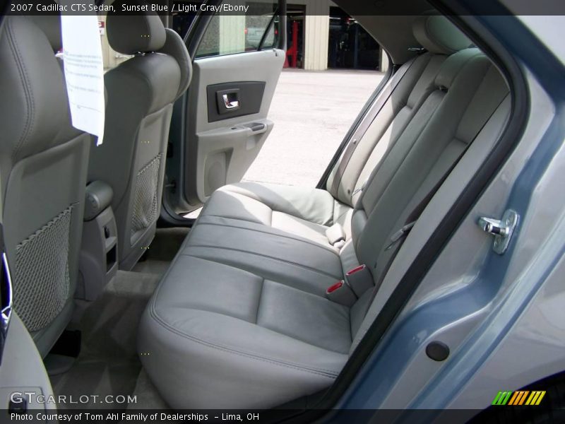 Sunset Blue / Light Gray/Ebony 2007 Cadillac CTS Sedan