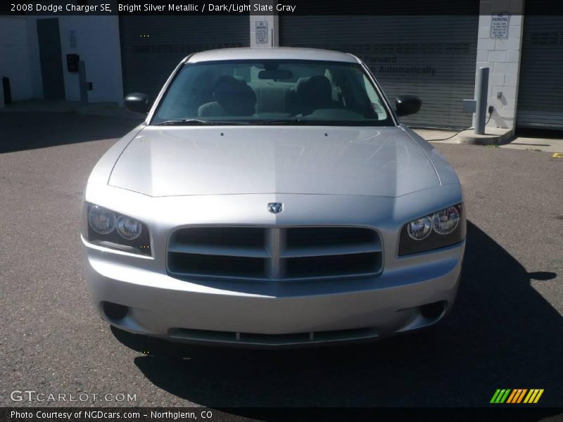 Bright Silver Metallic / Dark/Light Slate Gray 2008 Dodge Charger SE