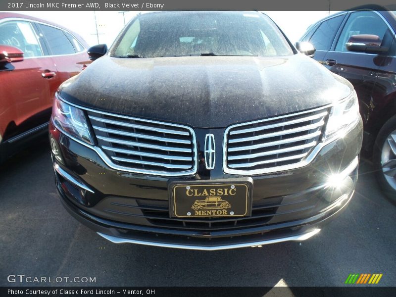 Black Velvet / Ebony 2017 Lincoln MKC Premier AWD