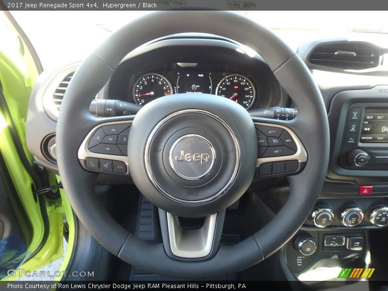 Hypergreen / Black 2017 Jeep Renegade Sport 4x4