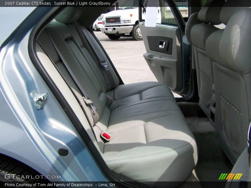 Sunset Blue / Light Gray/Ebony 2007 Cadillac CTS Sedan