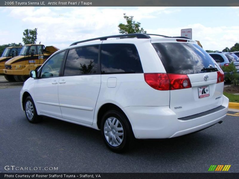 Arctic Frost Pearl / Taupe 2006 Toyota Sienna LE