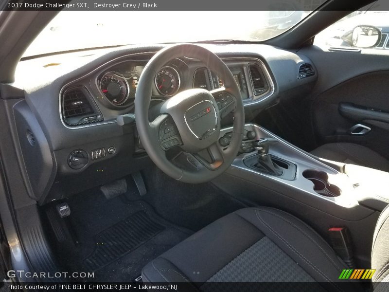 Destroyer Grey / Black 2017 Dodge Challenger SXT
