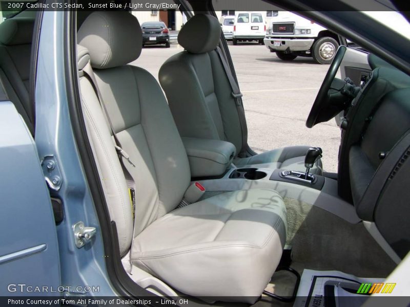 Sunset Blue / Light Gray/Ebony 2007 Cadillac CTS Sedan