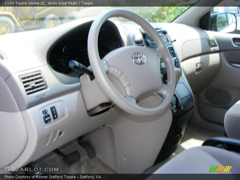 Arctic Frost Pearl / Taupe 2006 Toyota Sienna LE