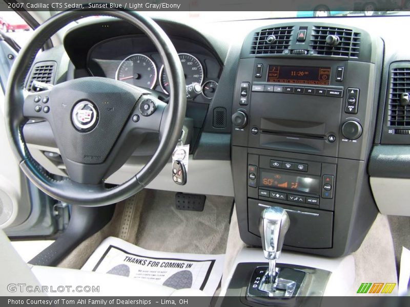 Sunset Blue / Light Gray/Ebony 2007 Cadillac CTS Sedan