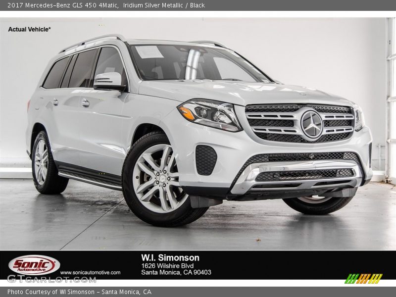 Iridium Silver Metallic / Black 2017 Mercedes-Benz GLS 450 4Matic