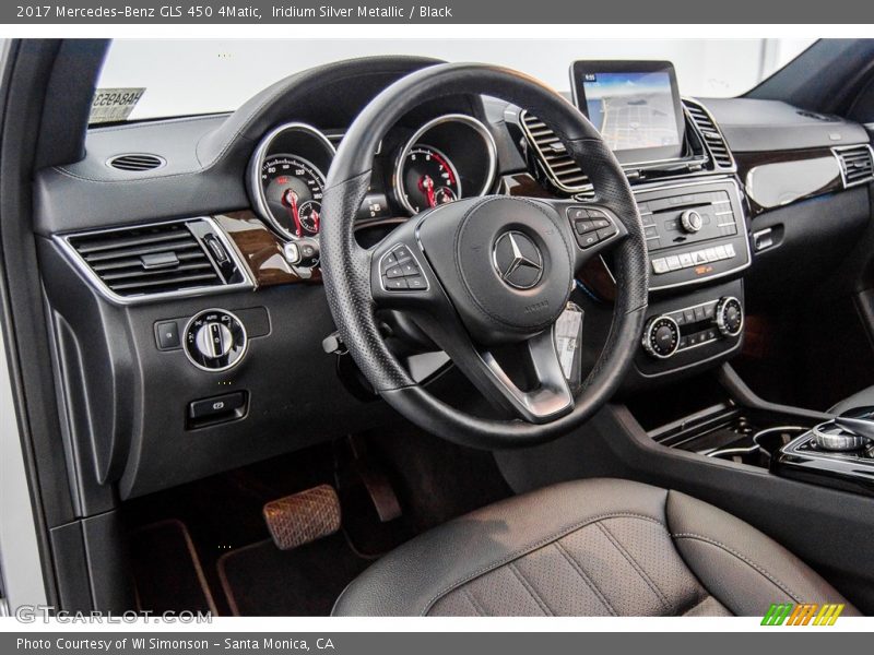Iridium Silver Metallic / Black 2017 Mercedes-Benz GLS 450 4Matic