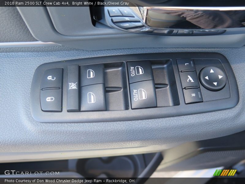 Bright White / Black/Diesel Gray 2018 Ram 2500 SLT Crew Cab 4x4