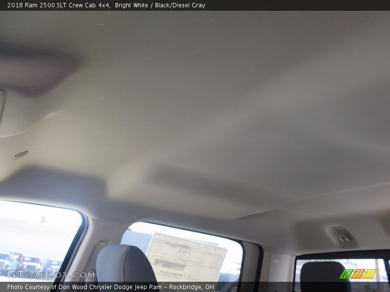 Bright White / Black/Diesel Gray 2018 Ram 2500 SLT Crew Cab 4x4