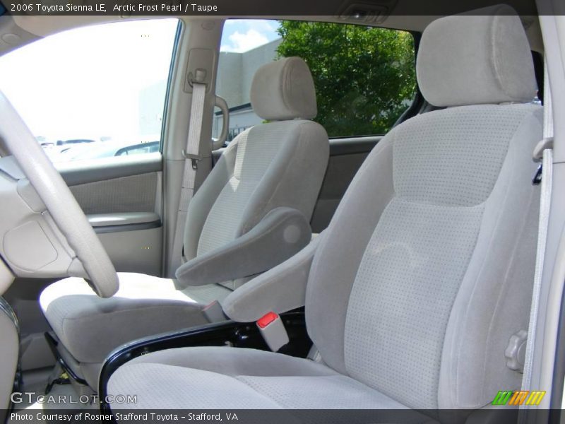Arctic Frost Pearl / Taupe 2006 Toyota Sienna LE