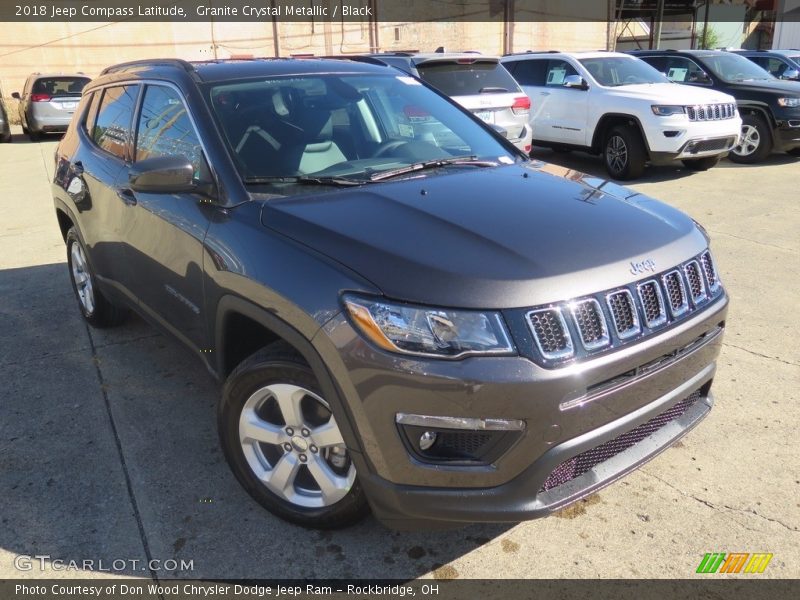 Granite Crystal Metallic / Black 2018 Jeep Compass Latitude