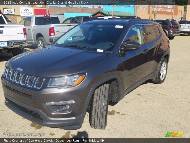 Granite Crystal Metallic / Black 2018 Jeep Compass Latitude