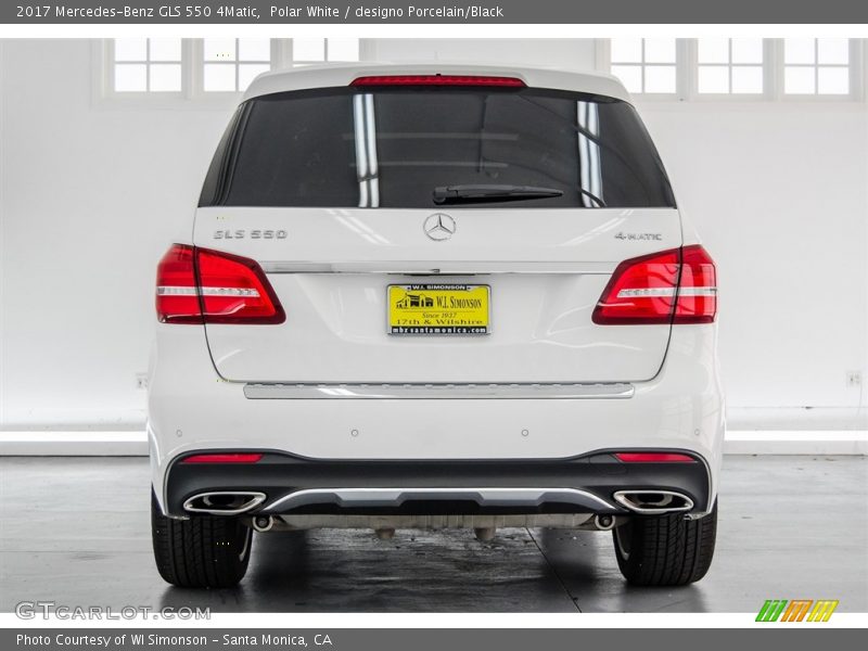 Polar White / designo Porcelain/Black 2017 Mercedes-Benz GLS 550 4Matic