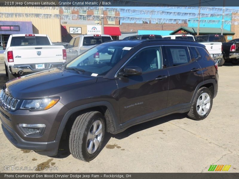 Granite Crystal Metallic / Black 2018 Jeep Compass Latitude