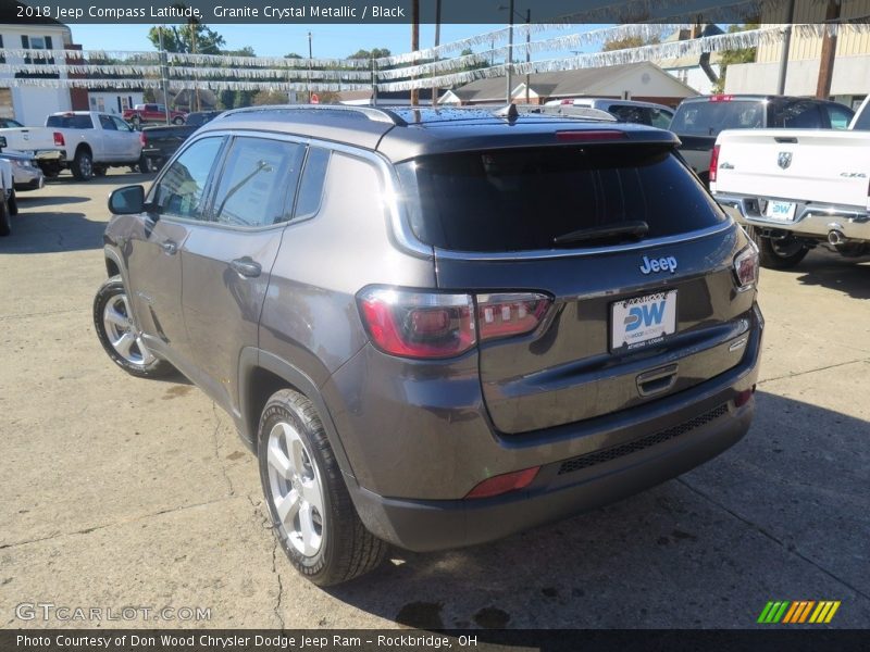 Granite Crystal Metallic / Black 2018 Jeep Compass Latitude