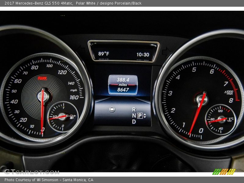 Polar White / designo Porcelain/Black 2017 Mercedes-Benz GLS 550 4Matic