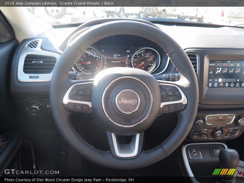 Granite Crystal Metallic / Black 2018 Jeep Compass Latitude