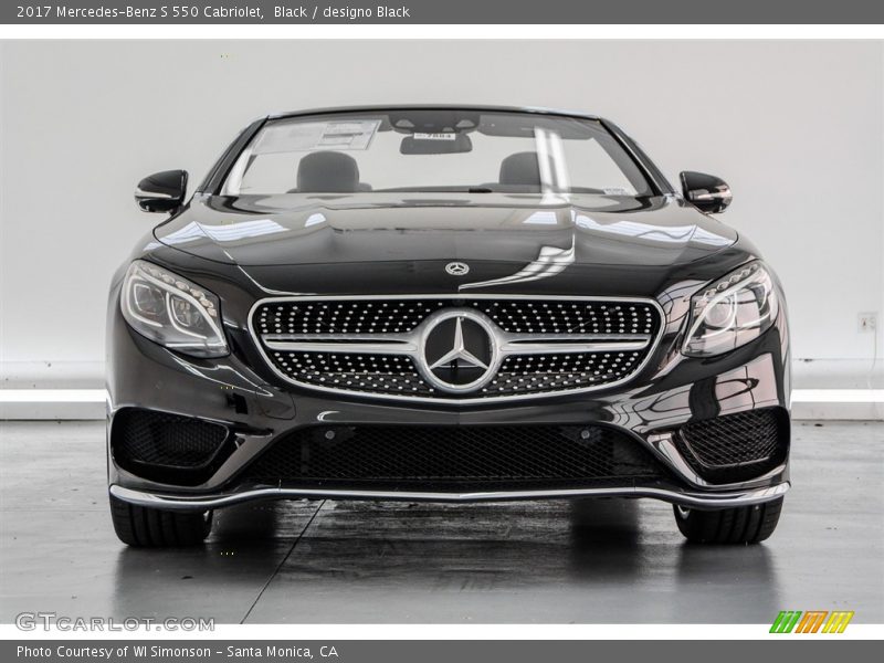 Black / designo Black 2017 Mercedes-Benz S 550 Cabriolet