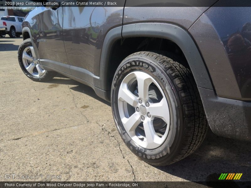 Granite Crystal Metallic / Black 2018 Jeep Compass Latitude