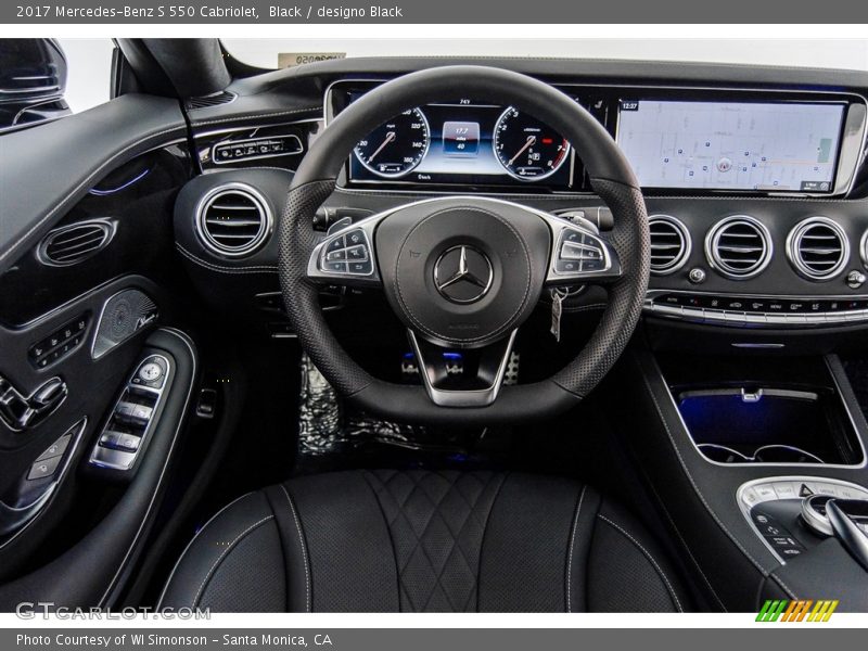 Black / designo Black 2017 Mercedes-Benz S 550 Cabriolet