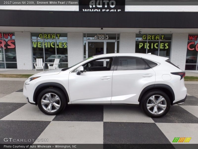 Eminent White Pearl / Flaxen 2017 Lexus NX 200t