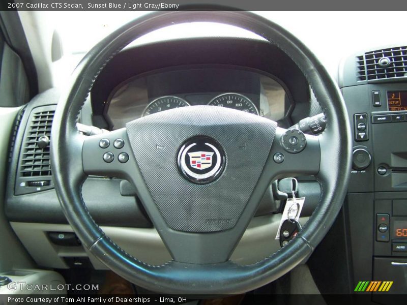 Sunset Blue / Light Gray/Ebony 2007 Cadillac CTS Sedan