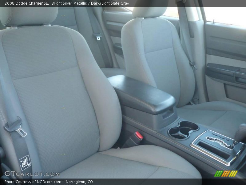 Bright Silver Metallic / Dark/Light Slate Gray 2008 Dodge Charger SE