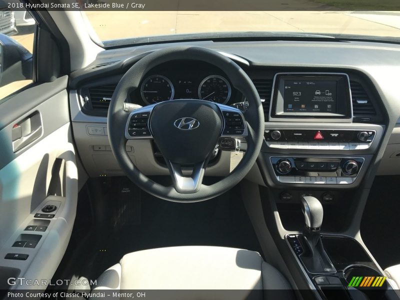 Lakeside Blue / Gray 2018 Hyundai Sonata SE