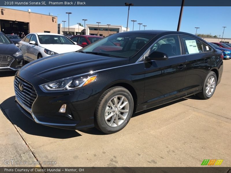Phantom Black / Black 2018 Hyundai Sonata SE