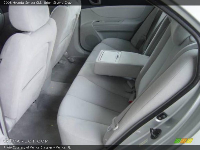 Bright Silver / Gray 2008 Hyundai Sonata GLS