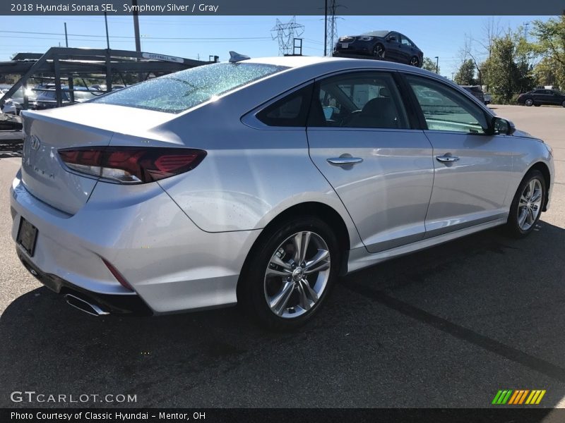 Symphony Silver / Gray 2018 Hyundai Sonata SEL