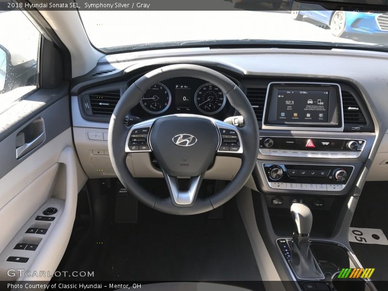 Symphony Silver / Gray 2018 Hyundai Sonata SEL