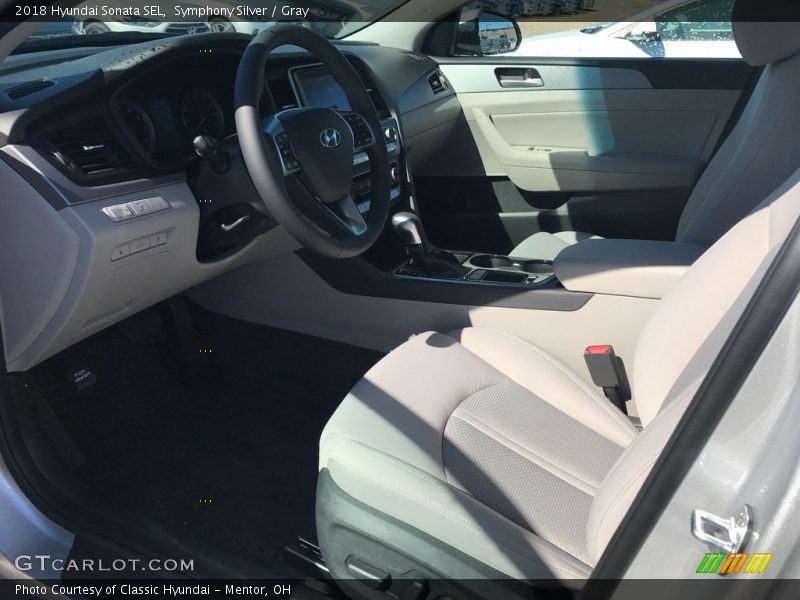 Symphony Silver / Gray 2018 Hyundai Sonata SEL