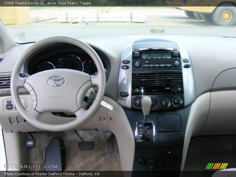 Arctic Frost Pearl / Taupe 2006 Toyota Sienna LE