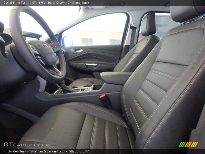 Ingot Silver / Charcoal Black 2018 Ford Escape SEL 4WD