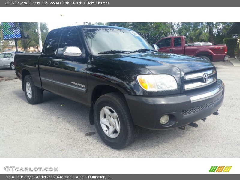 Black / Light Charcoal 2006 Toyota Tundra SR5 Access Cab
