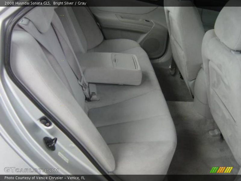 Bright Silver / Gray 2008 Hyundai Sonata GLS