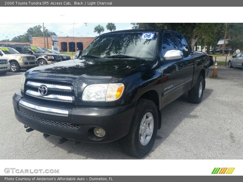 Black / Light Charcoal 2006 Toyota Tundra SR5 Access Cab
