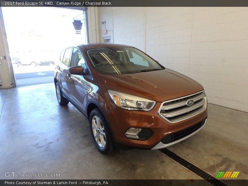 Canyon Ridge / Charcoal Black 2017 Ford Escape SE 4WD