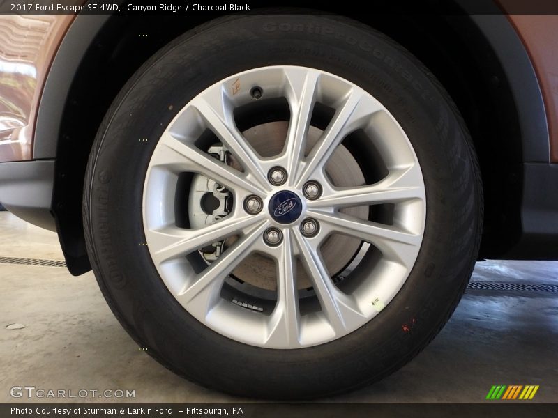 Canyon Ridge / Charcoal Black 2017 Ford Escape SE 4WD